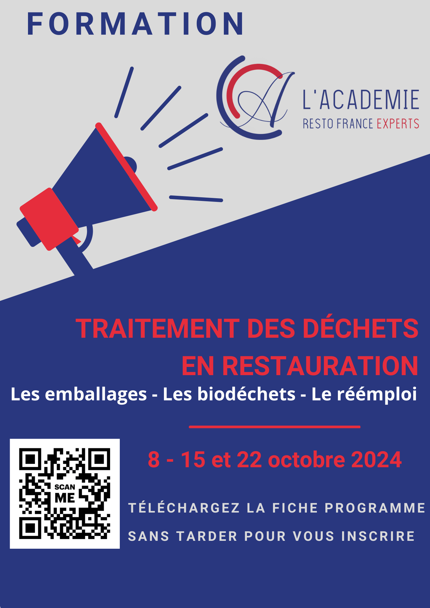 Flyer communication formation traitement des dechets